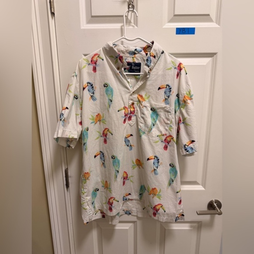 Mens The Nutter From Chubbies Short Sleeve Button Down Shirt